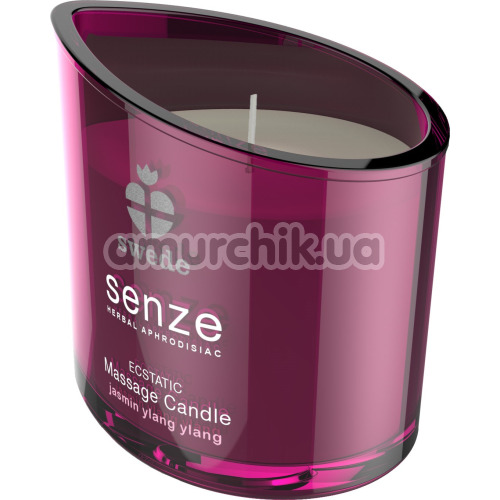 Свічка для масажу Senze Teasing Massage Candle - жасмин/іланг-іланг, 50 мл