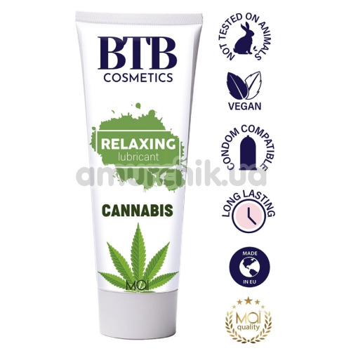 Лубрикант BTB Cosmetics Relaxing Lubricant Caabis, 100 мл