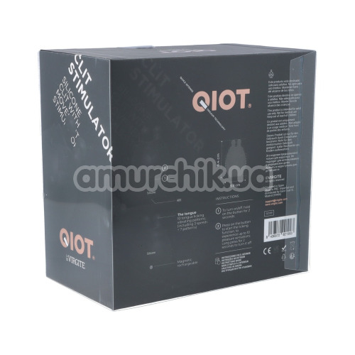 Клиторальный вибратор Qiot Clit Stimulator, черный