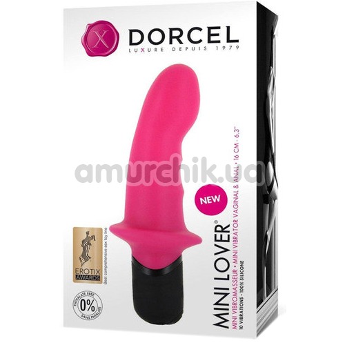 Вибратор для точки G Dorcel Mini Lover, розовый