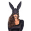 Маска кролика Leg Avenue Glitter Masquerade Bunny Rabbit Mask, чорна - Фото №0