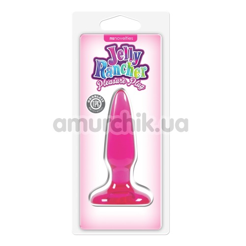 Анальная пробка Jelly Rancher Pleasure Plug Mini, розовая