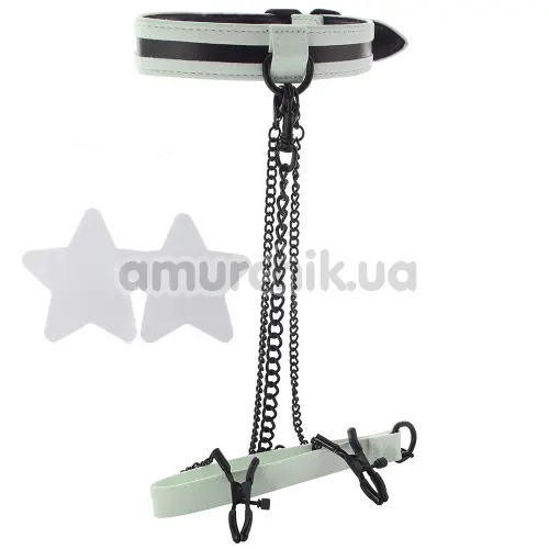 Бондажный набор Whipsmart Glow In The Dark 12 Pc All-In-One Bondage Set, светящийся в темноте