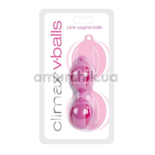 Вагинальные шарики Climax V-Balls, розовые