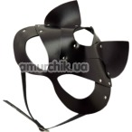 Маска Кошечки DS Fetish Leather Cat Mask, черная - Фото №1