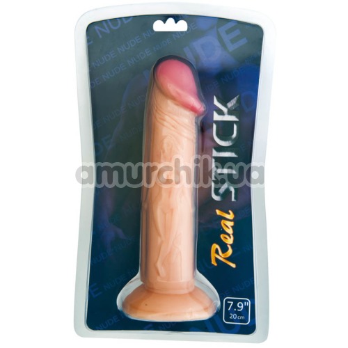 Фаллоимитатор Real Stick Nude 7.9, телесный