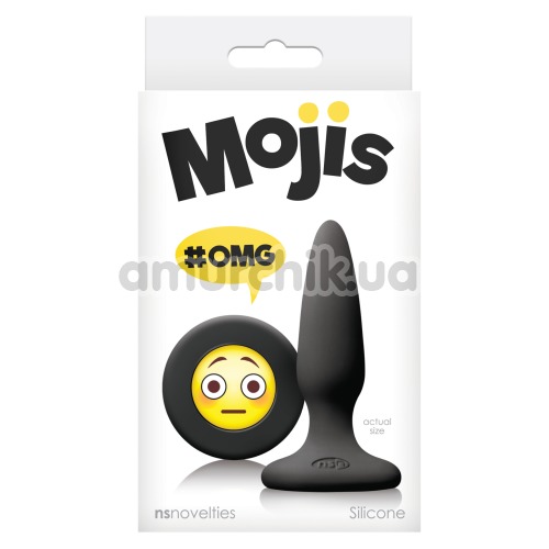 Анальная пробка Mojis OMG Mini, черная