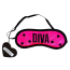 Маска на очі DS Fetish Blindfold Diva, рожева - Фото №0