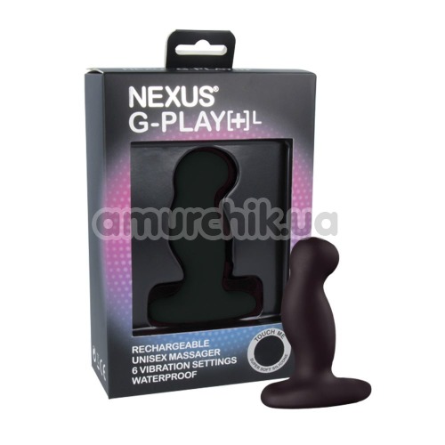 Вибростимулятор простаты для мужчин Nexus G-Play Plus Large, черный