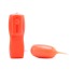 Виброяйцо Glo-Glo a Go-Go Flicker Tip Vibrating Bullet Radioactive Orange, оранжевое - Фото №2