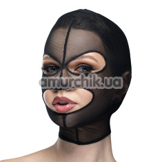 Маска Feral Feelings Hood Mask - відкриті рот і очі, чорна - Фото №1
