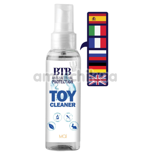Антибактеріальний спрей для очищення секс-іграшок BTB Anti-Bacterial Protection Toy Cleaner, 100 мл