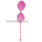 Вагінальні кульки Silicone Delight Lichee рожеві - Фото №1