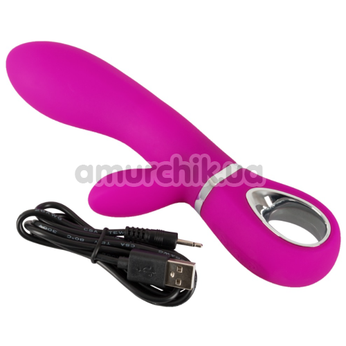 Вибратор XouXou Super Soft Silicone Rabbit Vibrator, фиолетовый