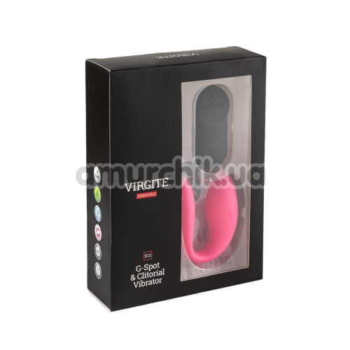 Вибратор Virgite G-Spot & Clitorial Vibrator E12, розовый