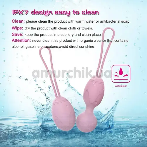 Набор вагинальных шариков BeYourLover Kegel Balls Exercise, розовый