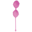Вагінальні кульки Silicone Delight Lichee рожеві - Фото №1