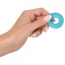 Эрекционное кольцо Stretchy Cock Ring, голубое - Фото №2