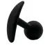 Анальная пробка Alume Weighted Silicone Butt Plug L, черная - Фото №3