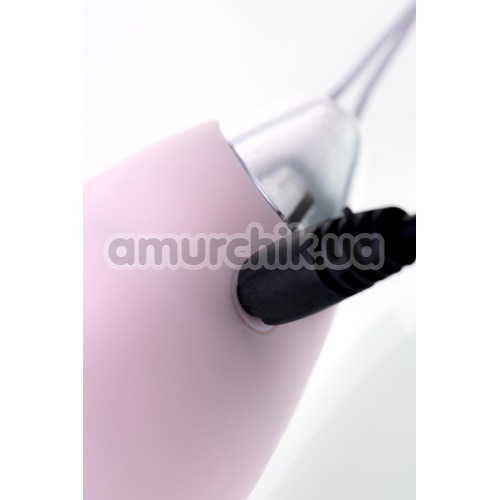 Набор JOS Vita: виброяйцо + вибронасадка на палец, светло-розовый