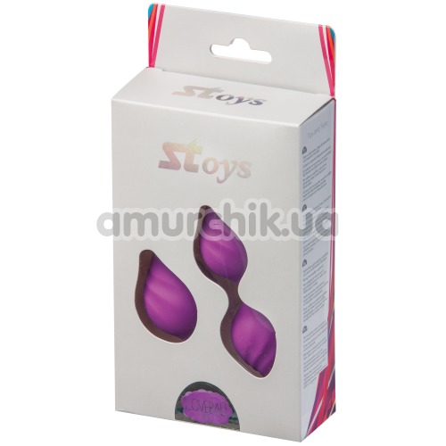 Вагинальные шарики SToys Loveball Set, фиолетовые