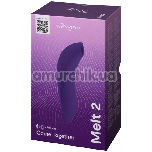 Симулятор орального секса для женщин We-Vibe Melt 2 (ви вайб мелт фиолетовый)