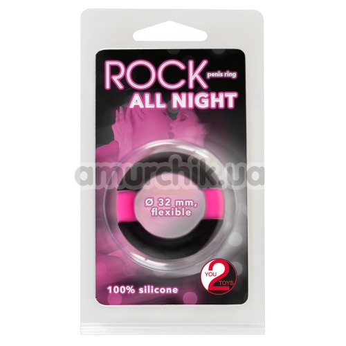 Ерекційне кільце Rock All Night Penis Ring, рожеве