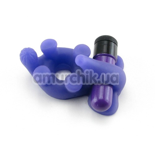 Виброкольцо Lilac Ele, фиолетовое