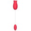 Симулятор орального секса с виброяйцом Letcher Flowers Love Egg, красный - Фото №23