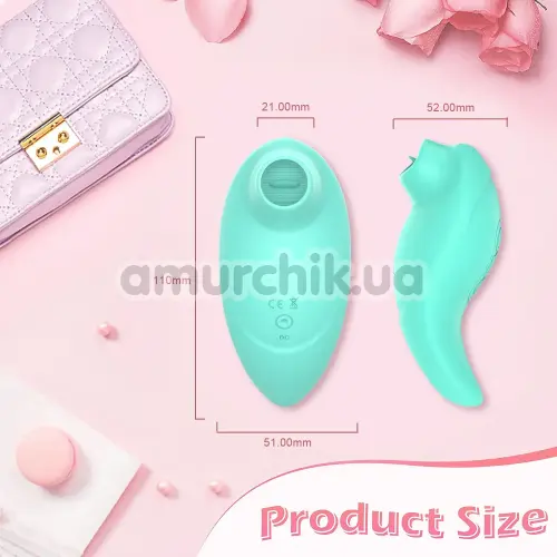 Клиторальный вибратор Odeco Every Night Toys Jen, зеленый