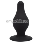 Анальная пробка SilexD Premium Silicone Plug Model 2 Size S, черная - Фото №1