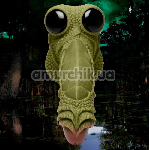 Фалоімітатор Creature Cocks Swamp Monster, зелений