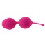 Вагинальные шарики Geisha Lastic Balls, розовые - Фото №2