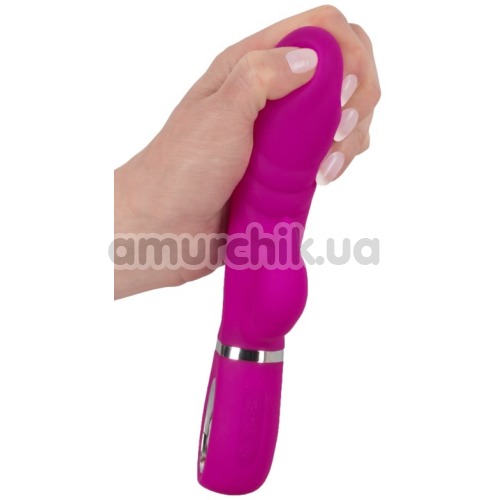 Вібратор XouXou Super Soft Silicone Rabbit Vibrator, рожевий