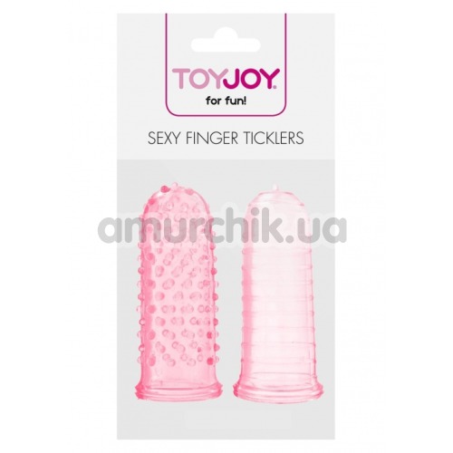 Насадки на пальці Sexy Finger Ticklers, рожеві
