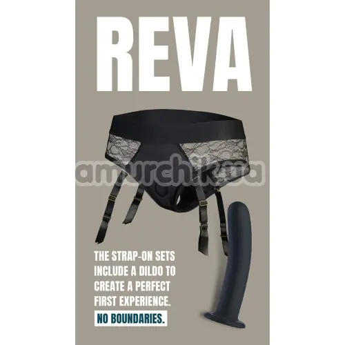 Страпон Bold Reva, чорний