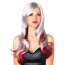 Перука Leg Avenue Allure Multi Color Wig, сіро-червона - Фото №1