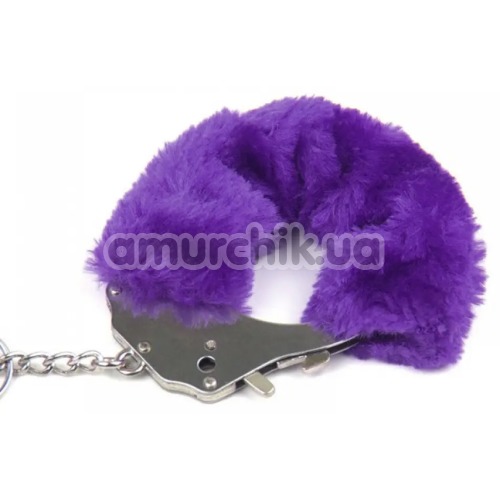 Наручники Roomfun Furry Cuffs, фіолетові
