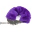 Наручники Roomfun Furry Cuffs, фиолетовые - Фото №5