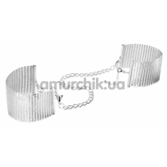 Наручники Bijoux Indiscrets Desir Metallique Handcuffs, серебряные - Фото №1