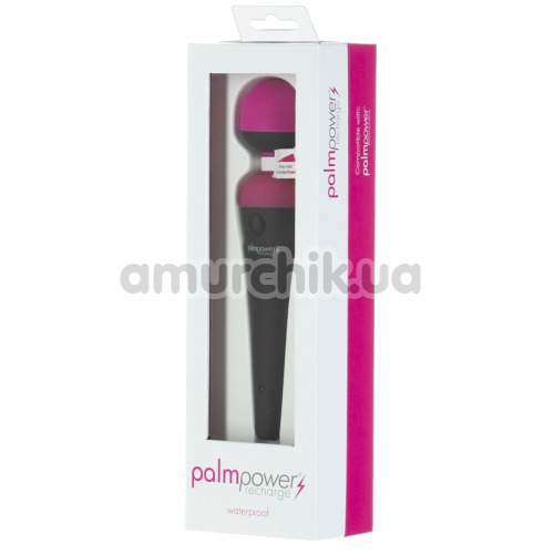 Универсальный вибромассажер Palm Power Recharge Massage Wand, розовый