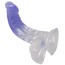 Фалоімітатор Crystal Clear Curved Dildo - Фото №4
