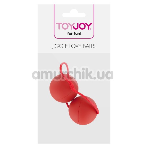Вагинальные шарики Jiggle Love Balls, красные