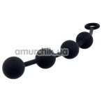 Анальная цепочка Nexus Excite Large Anal Beads, черная - Фото №1