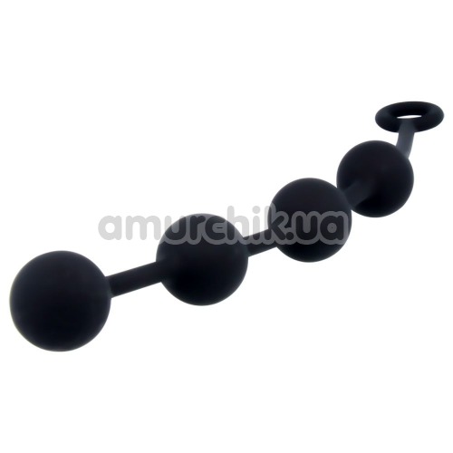 Анальная цепочка Nexus Excite Large Anal Beads, черная - Фото №1