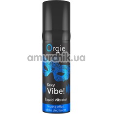 Збуджуючий гель з ефектом вібрації Sexy Vibe! Liquid Vibrator, 15 мл - Фото №1