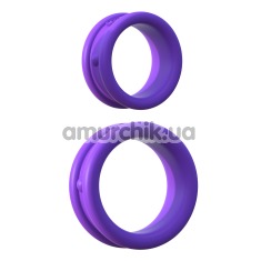 Набір ерекційних кілець Fantasy C-Ringz Max-Width Silicone Rings, фіолетовий - Фото №1