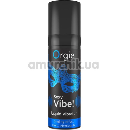 Возбуждающий гель с эффектом вибрации Sexy Vibe! Liquid Vibrator, 15 мл - Фото №1
