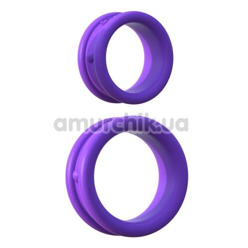 Набор эрекционных колец Fantasy C-Ringz Max-Width Silicone Rings, фиолетовый - Фото №1