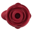Симулятор орального секса для женщин с вибрацией Boss Series Rose, бордовый - Фото №8